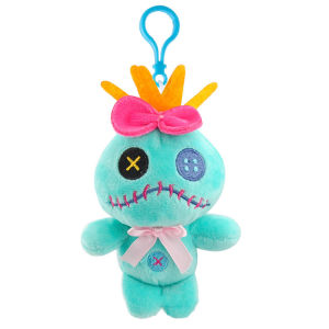 < Available > 13cm Movie Lilo and Stitch Scrump Plush Keychain Cartoon Angel Doll Stuffed Soft Toys Backpack Pendant Gift