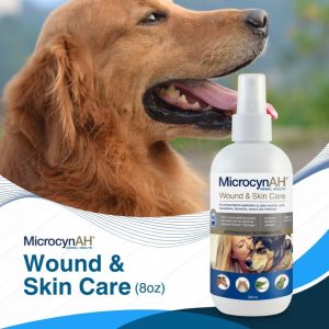 MicrocynAH Wound & Skin Care Spray for Dogs & Cats 8oz (236ml) / 16oz (500ml)