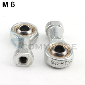 1 คู่ 6mm/8mm ชุดปลายก้านบังคับเลี้ยวสำหรับมือซ้ายและขวา ข้อต่อบอลเหมาะสำหรับรถมินิ ATV ขนาด 49cc 50cc โกคาร์ท บักกี้ ควอด