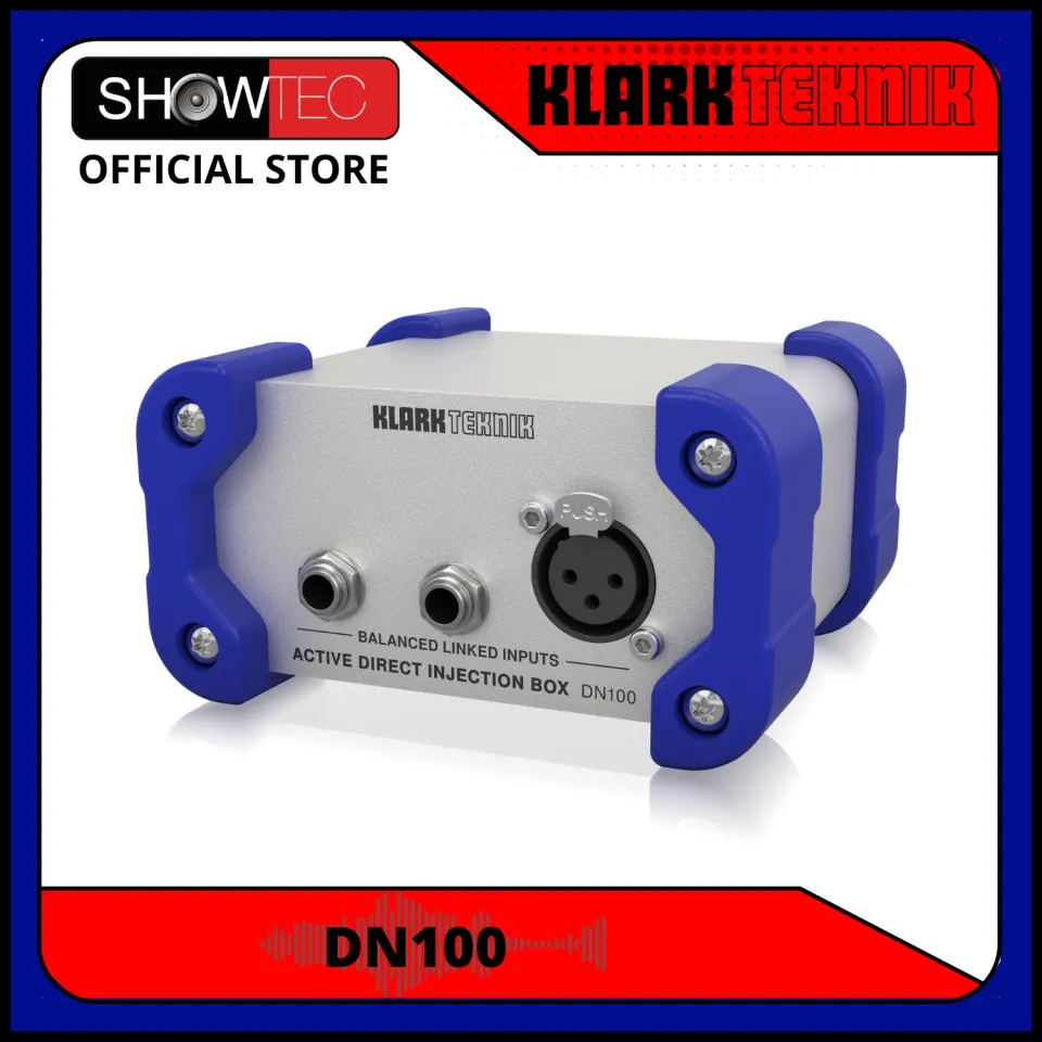 KLARK TEKNIK DN100 Active DI Box with Extended Dynamic Range High