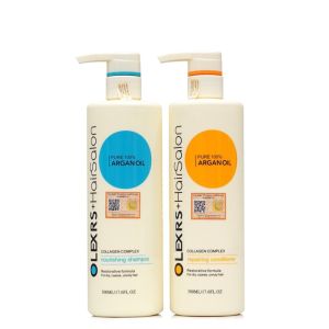 Dầu Gội Xả Olexrs Argan Oil Collagen Hair Salon Phục Hồi Hư Tổn Giảm Gãy Rụng Kích Mọc Tóc Kèm Túi Giấy