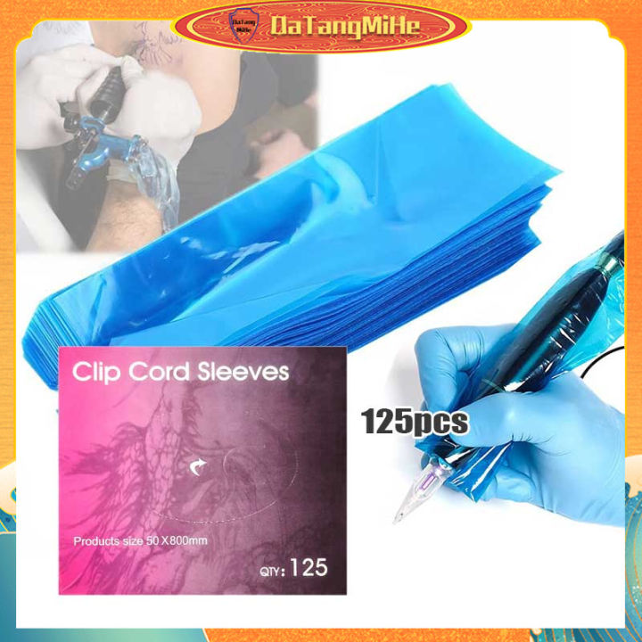 Plastik%20Pelindung%20125pcs%20Pelindung%20Kabel%20Untuk%20Mesin%20Sulam%20Tato%20-%20Image%202
