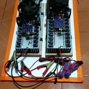 POWER INVERTER PAC / VAC 20TR & 24TR 24V ( 2 Accu ) Trafo Non-GAP e2.258 6A flip flop adjustable + DVR Spek Perahu ( laut & air payau)