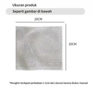 Kain Lap Dapur Kawat Bentuk Petak Halus Untuk Membersih Panci Dan Piring Kain Cuci Piring Kawat