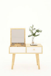 FREESHIP HCM - Bàn Trang Điểm Mini Ngồi Bệt Có Ngăn Đựng Mỹ Phẩm BTD018 - Có Thiết Kế Theo Yêu Cầu