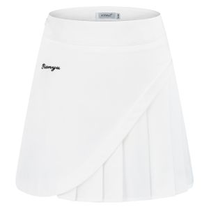 Fashion Golf Skirts Womens Summer Short Skirt Sports Girl Wear Anti-Exposure Pleated Skirt Slim Shorts Ladies Running Badminton Tennis Golf Skorts