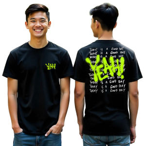 T-Shirt Distro Lengan Pendek YEAH bahan 24s