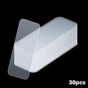 60/30PCS Transparent Double Sided Adhesive Stickers Strong Seamless Wall Mounting Adhesive Tape Waterproof Velcro