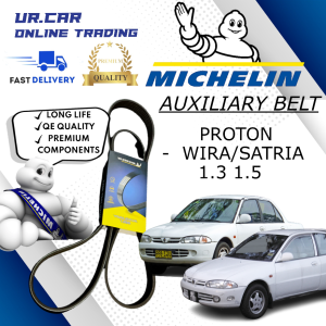 MICHELIN PROTON WIRA SATRIA 1.3 / 1.5 POWER STEERING BELT 4PK 595 / ALTERNATOR BELT 4PK 870 / AIRCOND BELT 3310