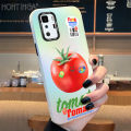 (IMD High Quality)Hontinga Casing Case For Xiaomi Poco F3 M3 Pro M4 Pro X3 Pro GT X3 NFC X5 Pro 5G Case Fresh Fruit Persimmon Tomato Fashion Laser Glitzy Phone Shell Shockproof Hard Cases Phone Case Cover Casing For Girls. 