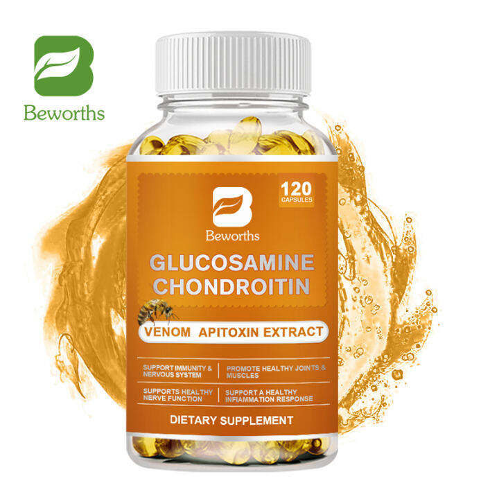 BEWORTHS Glucosamine Chondroitin Capsules With Bee Venom For Bone ...