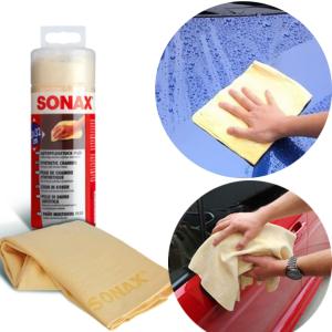 Khăn da cừu tổng hợp lau khô bề mặt Sonax 417700 43cmx32cm