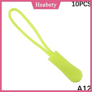 Heabety Mới 10pcs dây kéo kéo puller End Fit Rope tag thay thế Clip bị hỏng khóa Fixer Zip Dây Tab Túi Du Lịch VaLi lều
