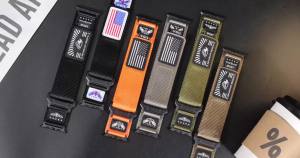 Rugged Nylon Band for Watch Bands for Men Women 42mm 41mm 40mm 38mm iWatch Bands ManStars-Stripes Flag Woven Sport Strap Wide Fabric Wristband for Watch Series 11 10 9 8 7 6 5 4 3 SE 3/2