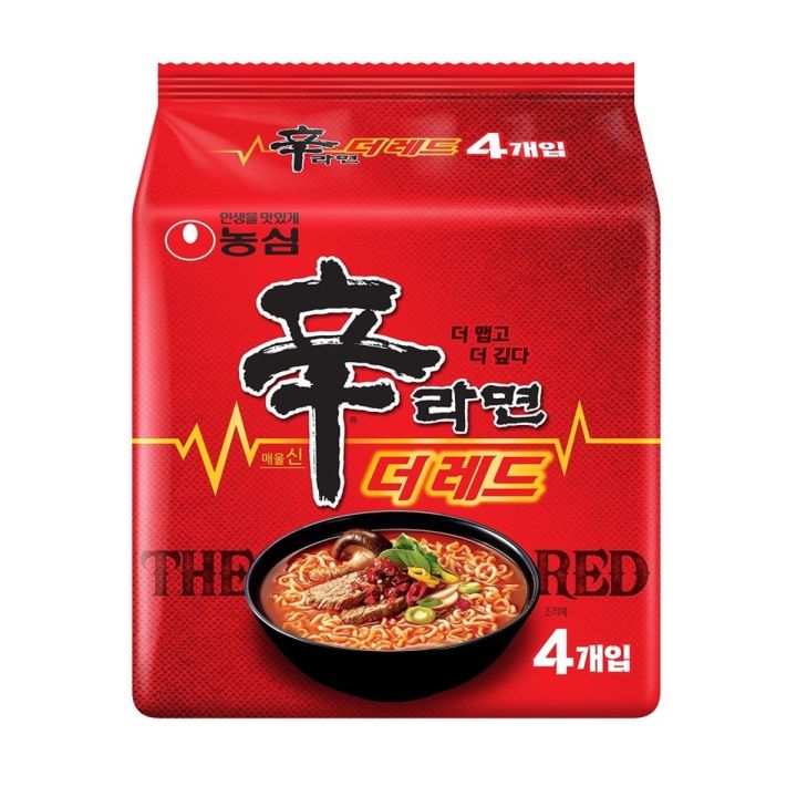 [Original] 신라면더레드 Nongshim Shin Ramyun The Red (บะหมี่กึ่งสำเร็จรูปรส ...