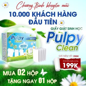 Giấy Giặt  quần áo  Pulpy Clean