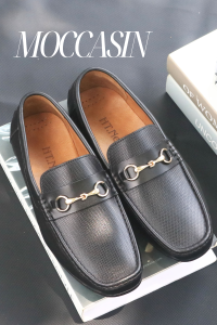 Giày Mọi - Giày Tây Lười HT.NeO Da Bê Nhập Khẩu Cao Cấp GM-32