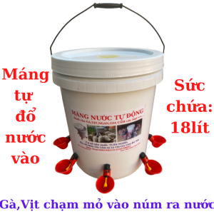 MÁNG UỐNG NƯỚC TỰ ĐỘNG CHO GÀVỊTNGAN LOẠI SIÊU BỀN.
