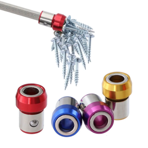 Universal for 6.35mm 1/4" Magnet Powerful Ring Strong Magnetizer Electric Screwdriver Bits