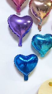 2-10PCS 10 inch Heart Balloon Aluminum Foil Romantic Valentines Photo Prop Balloon