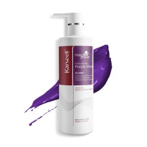 Karseell Purple Shampoo for Blonde Silver Gray Highlighted Hair Professional Neutralizes Brass & Yellow Tones 16.90 oz 500ml