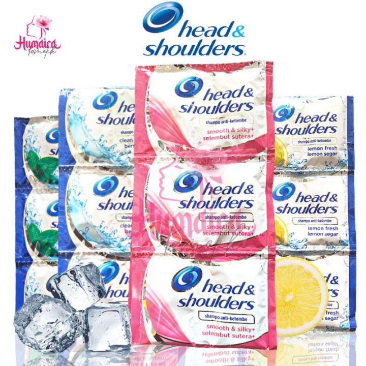 Head and Shoulders Shampoo Sachet 1 Renceng Isi 12 Sachet Lazada