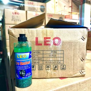 ✅LEO MOTORCYCLE TIRE TUBELESS gulong SEALANT anti flat 500ml 1box 35pcs 380ml 40pcs Wholesale