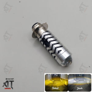 lampu depan motor-lampu utama led-lampu laser h6 2 warna dekat kuning jauh putih