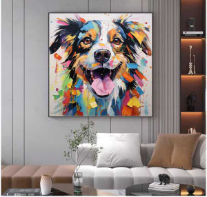 HIMALAYA 40*40cm Bedroom Dining Room Living Room Office Hotel DOG PaintingsDESIGN