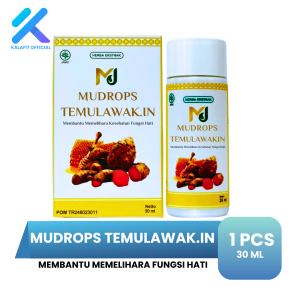 Jamu Penambah Nafsu Makan Mudrops Temulawak.In 30 ML