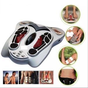 Home Free Feet Reflexology Spa Anion Plasma Infrared Heating Therapy Foot Massager  + EMS Slimming Belly Waist Belt + Electrode Pads Full Body Massage