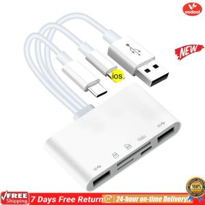 [VOF] 5-In-3 Memory Card Reader No APP Requires SD Card Reader Flash Drive OTG Adapters For iPhone PC Accessories