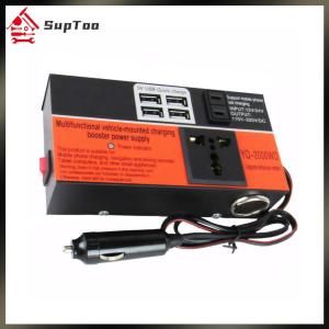 【จัดส่งในประเทศ】200W Car Power Inverter พร้อมพอร์ต USB 4 พอร์ต DC 12V 24V ถึง AC 110V 220V รถอินเวอร์เตอร์แรงดันไฟฟ้าสำหรับยานพาหนะ