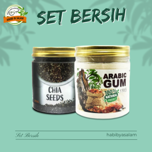 SET BERSIH | ARABIC GUM & CHIA SEED | HABIB ALMADINAH
