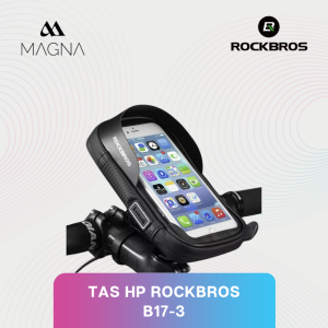 Tas Handphone Sepeda Rockbros B17-3 Bike Bicycle Pouch Phone Bag Anti Air 6.2 inch Smartphone Waterproof