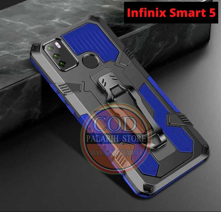 Case hp INFINIX SMART CASING STANDING BACK KLIP HARD CASE ROBOT