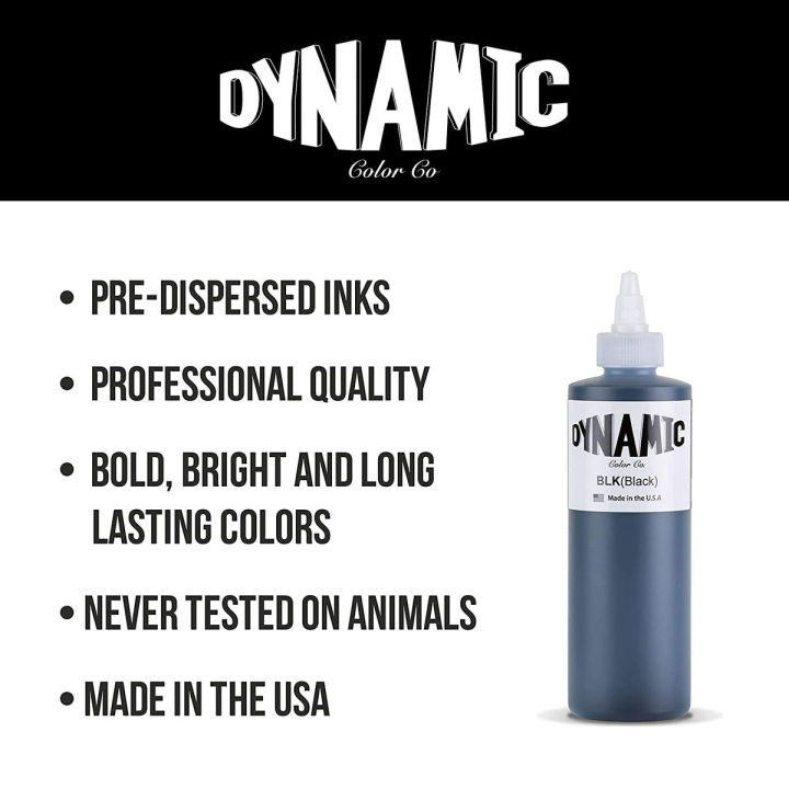 Tattoo Ink Dynamic Triple Black (15ml/30ml)