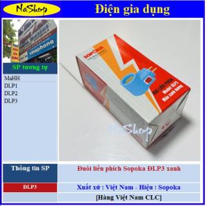 NaShop - Đuôi đèn liền phích liền công tắc ĐLP ĐLP ĐLP3 thiết bị điện Sopoka
