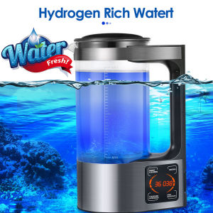 Hydrogen Water Generator Portable Water Ion Generator Hydrogen-Rich Water Bottle 2 Liters Large Capacity Thermostat Digital Touch Control LED Display