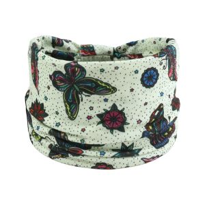 LUXERY Bohemian Butterfly Yoga Sport Headband Cotton Elastic Printed Headscarf Fashion Vintage Knot Hair Scarf