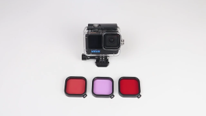 Waterproof Case with Dive for 10 9 Black Supports Underwater Scuba Snorkeling Deep Diving Filters