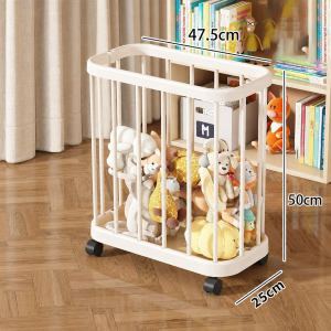 Laundry Basket Moveable Dirty Cloth Storage Basket Gap Bakul Baju Laundry With Wheel