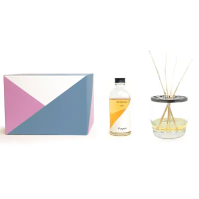 Yugen ชุดก้านไม้กระจายกลิ่นหอม กลิ่นจัสมิน (Yugen - Reed Diffuser 100 ml Set / Scent : Jasmine)