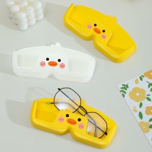 CANICECA Punch-free Sunglasses Display Holder Wall Mounted Cartoon Sunglass Organizer Cute Wardrobe Decoration Eyewear Storage Box for Desktop/Bathroom/Bedroom