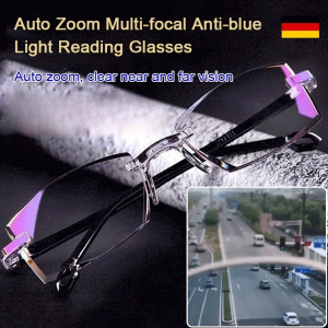 Eyeglasses Dual-purpose Rugged Hinges Presbyopia Diamond Cutting Edge Fashion Blue Light Pen