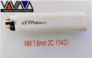 WIREMAX PDX NON - METALLIC PER 1 METER 14/2 12/2 / 10/2 Electrical Wire TWIN CORD PDX 99.9% PURE COPPER WIREMAX