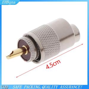 [COD] 1PCS UHF PL259 Male Plug Straight Solder Connector Adapter for RG8U RG58-3