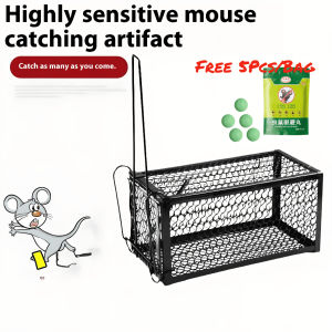 Effective Heavy Duty Mouse Trap Cage Reusable Metal Rat Trap Perangkap Tikus Besi Berkesan Tahan Karat 高效耐用捕鼠笼 活捉老鼠 老鼠笼