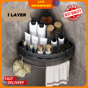 Bathroom Rack Bathroom Shelf Corner Shelf Bathroom Storage Toilet Rack Rak Bilik Mandi 浴室置物架