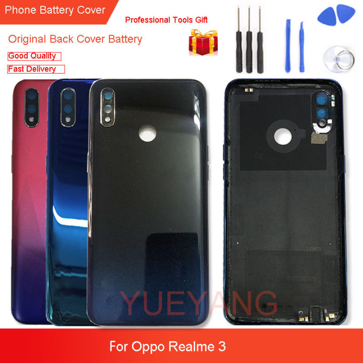 Backdoor Realme X Cover Back Glass For OPPO Realme X3 RMX2142 2081